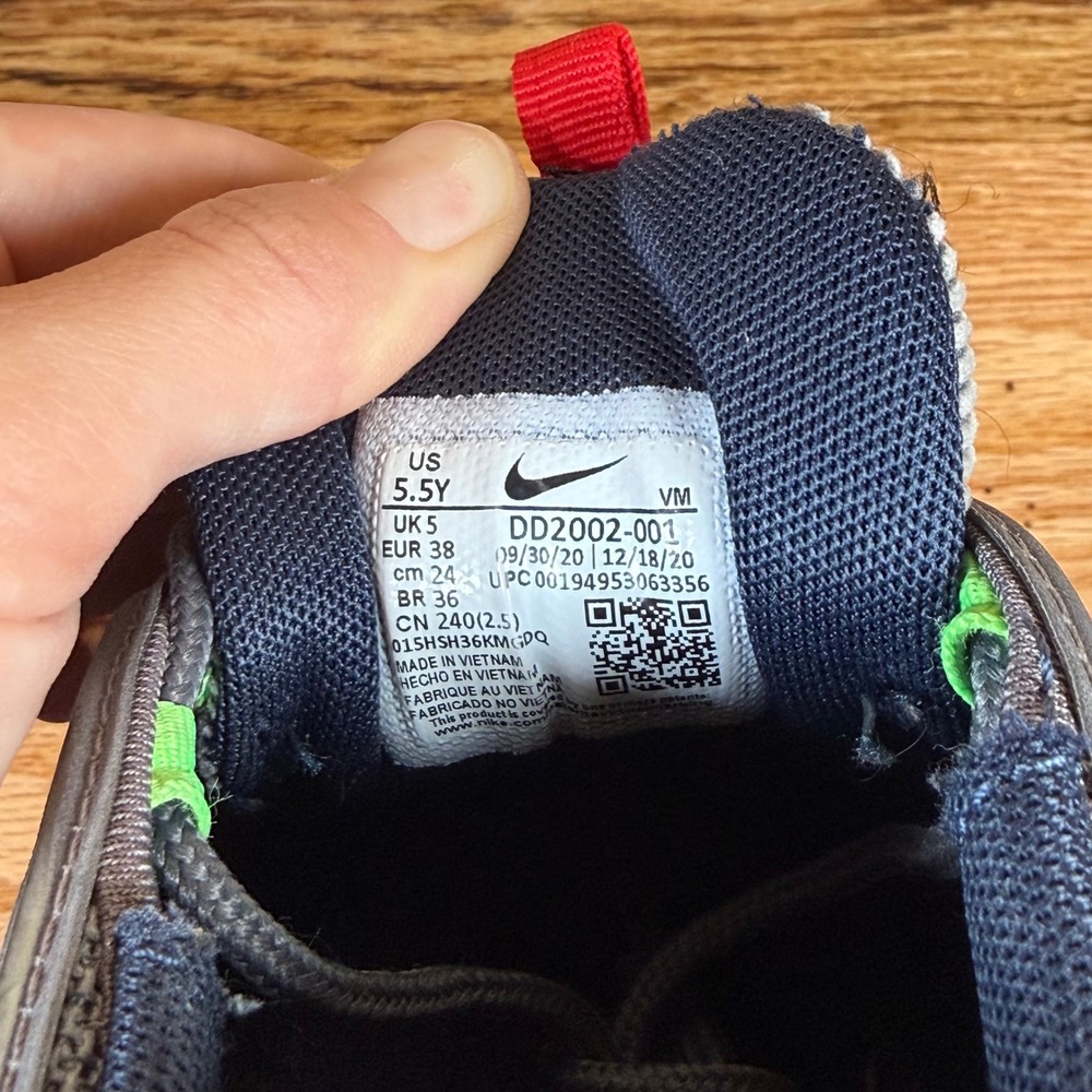 Nike Air Max 97 EOI Gray Multicolor Kids Athletic Sneakers US 5.5Y DD2002-001 - Picture 8 of 9